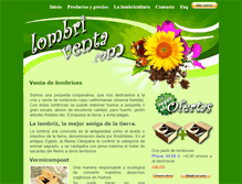 Tablet Screenshot of lombriventa.com